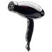 GAMMAPIU' GAMMAPIU Professional Relax Silent Ionic Hairdryer Black Light and Balanced Quiet Powerful Silver Coated Grille High Performance W 18002100