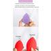 Makeup Sponge Blender Set of 4 Pcs & Foundation Brush - Mocarheri Soft Sponge for Liquid Foundation, Creams, and Powders - Latex Free - Wet and Dry Makeup Sponge (Orange/Light Purple/Red/Black) - Buy Online on GoSupps.com