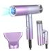CANIGHT Travel Blow Dryer Travel Hair Bonnet Dryer Mini Hair Dryer for Travel Brushless Motor Abs