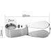 Beileshi 40X Illuminated Jeweler LED and UV Lens Loupe Magnifier with Metal Construction and Optical Glass with a Durable and Sturdy Travel Carrying Case 40x Loupe(led+uv) - Buy Online on GoSupps.com