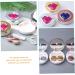Solustrie 10 STK Contact Lens Container & Organizer - Ceramic Travel Case for Colored Lenses Toothbrush Holder & Cleaning Box - Buy Online on GoSupps.com