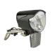 Fischer Bicycle Dynamo LED headlight 70 Lux |Bicycle lamp with parking light function |LED bicycle light with the automatic twilight single