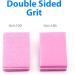 BOULTON Mini Nail Buffer Pack of 50 | 100/180 Grit Nail Buffer Blocks Sanding Block for Natural Gel & Acrylic Nails | Nail Buffers Buffing Block for Home & Salon | Nail Buffer Block (Pink) - Buy Online on GoSupps.com