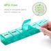 BUG HULL Extra Large Weekly Pill Organizer 2 Pack - XL 7 Day Pill Box for Vitamins, Medicine & Supplements - Travel Friendly Pill Case - Buy Online on GoSupps.com