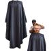 Buy Salon Hair Cutting Cape - Stylish Polyester Pongee Hairdresser Cape for Family & Daily Trimming Complex Styling in Black - Buy Online on GoSupps.com