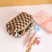 Large Capacity Makeup Bag & Pencil Case Set | Travel Toiletry & Cosmetic Organizer in Khaki - Buy Online on GoSupps.com