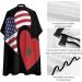 Morocco US Flag Hair Cutting Cape Apron - Professional Salon Barber Hairdressing with Snap Closure - Buy Online on GoSupps.com