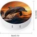 Dusk Dolphin Print Contact Lens Case | Travel & Care Box | Durable Plastic Contact Lens Storage - Buy Online on GoSupps.com