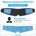 NEWGO Migraine Ice Pack Hat - Hot Cold Therapy Gel for Headache Relief, Puffy Eyes, Sinus & Stress - Reusable & Adjustable - 27.6 x 5.9 - Buy Online on GoSupps.com
