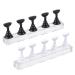 Mobestech 2 Sets Nail Art Supplies lotus seat Manicure tools base nail practice stand Nail piece with nails display stand Nail Art Stand Nail supplies Acrylic Metal Nail Tip Practice Holder