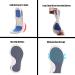ALASON Diabetic Slippers for Women - Extra Wide Width, Adjustable Closure - Lightweight for Diabetic Edema, Plantar Fasciitis, Bunions, Arthritis - Gray-Black - Size 5.5 Wide - Buy Online on GoSupps.com
