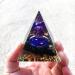 Ycyinycheng 6cm Crystal Energy Tower Orgone Pyramid - Healing Throat Chakra Stress Relief Stone of Courage - Reiki Chakra Crushed Stone for Relaxation - Buy Online on GoSupps.com