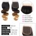 Lace Closure Body Wave Ombre Blonde Hair Closure 4x4 Swiss Lace Free Part Honey Blond 100% Real Human Hair Closure Remy Virgin Hair Soft 1b/4/27 Closure 12 Inch - Buy Online on GoSupps.com