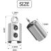 Stainless Steel Fold Crimp Ends Terminators - 100Pcs for Necklace, Tassel, Leather Jewelry - 5MM - Buy Online on GoSupps.com