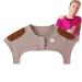FACYNDE warm shoulder wrap-collar for women not charging thicker and comfortable neck school wrap safe and warm to breastfeed from older people in air-conditioned rooms red-brown#f collarless#f