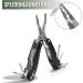 Zite Fishing 12-in-1 Stainless Steel Fishing Pliers | Versatile Pocket Knife & Hook Remover with Belt Pouch - Perfect for Anglers - Buy Online on GoSupps.com