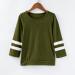 Girls Long Sleeve Green Striped Tunic Sweatshirt - 8-9 Years - Buy Online on GoSupps.com