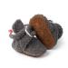 Sonsage Infant Baby Girls Boys Snow Boots Soft Anti-Skid Sole Ankle Premium Booties Newborn Toddler Prewalker Winter Warm Crib Shoes 0-6 Months B01 Deep Grey