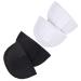 EXCEART 2 Pairs Shoulder Pad with Hook and Loop Tape Sponge Pad Covered Set- in Shoulder Pads Clothes Shoulder Pad Foam Knitwear Pad for Women Men Suit