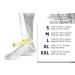 OS1st AF7 Ankle Bracing Sleeve - Stabilizes Weak Ankles Relieves Achilles Tendonitis - Right Medium - International Shipping Available - Buy Online on GoSupps.com