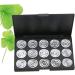 Healvian 3pcs 15 Empty Cosmetic Case Eyeshadow Palette Estuche De Maquillaje Cosmetic Cases for Traveling 1 count (Pack of 1) Silverx3pcs - Buy Online on GoSupps.com