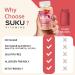 Suku Vitamins - The Complete Women's Multivitamins Enriched with Vitamin K2 Vitamin A and More Easy to Chew Sugar-and-Gluten-Free Gummy Vitamins Non-GMO 60 Counts - Buy Online on GoSupps.com