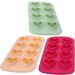 Zerodeko 6 Pcs Ice Cube Silicone Molds Chocolate Candy Fudge Molds Chocolate Mold Ice Tray Ice Box Soap 21X10.4X3cmx2pcs Assorted Colorx2pcs - Buy Online on GoSupps.com