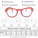ZUKKY Retro Folding Reading Glasses - Blue Light Blocking Portable & Foldable Round Frame for Men & Women - AM27 - Buy Online on GoSupps.com