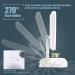 BS-MALL Tri-fold LED Makeup Mirror with Trifold Lights and 10X Magnification - White | Vanity Beauty Mirror - Buy Online on GoSupps.com