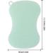 Fovolat Silicone Sponge | Multipurpose Dishwashing Sponge with Soft Bristles Design Quick-Drying Kitchen Sponge Kitchen Scrubber for Pot Pan Dish Bowl Green - Buy Online on GoSupps.com