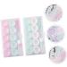 Solustrie 10-Sentence Storage Box for Colored Contact Lenses | Travel Case & Container | Eye Contact Lens Housing with Tweezers - Macaron Style - Buy Online on GoSupps.com