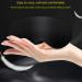 Satin Silk Sleeping Eye Mask with Double-Layer Filling and Elastic Strap - Black - Buy Online on GoSupps.com