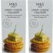 Marks and Spencer Crispy Cheese Crackers 150g wth Onion & Poppy Seed - 2 Pack in a Premier Life Store Box - Buy Online on GoSupps.com
