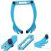 SKISUNO Eyebrow Threading Guide Stencil Eyebrow Alloy Outfit Positioning Measure Level Trimming Reusable Embroidery Measuring 25.5x1.3cm Blue - Buy Online on GoSupps.com