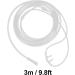 Syrisora Oxygen Tubing Transparent Plastic Household Nose Oxygen Tube for Elderly Patients (3 Meters/9.8 Feet) - Buy Online on GoSupps.com