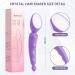 Crystal Hair Remover - Nano Hair Eraser for Men & Women | Effortless Epilation for Body Legs & More - Purple - Buy Online on GoSupps.com