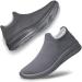 Vidbiv Men Slip-On Casual Trainers Walking Shoes - Lightweight & Breathable Mesh Sneaker in Grey-1 - Buy Online on GoSupps.com
