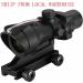 CRUSHUNT 4x32 Scope with Red Chevron Fiber Reticle - Glass Etched, Real Optics - Buy Online on GoSupps.com