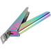 Fake Nail Clipper High Strength Fake Nail Trimmer Convenient Grip U Shape Labor Saving Spring Lightweight Stainless Steel for Home and Salon Use (Blue) - Buy Online on GoSupps.com