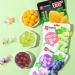 Fruit flavored peeled soft candy fruit juice fudge mixed mango grape assorted fruit flavor chewing candy sweets desserts Happy New Year Candies casual snacks gift pac (Green Grape flavor 5bag) Green Grape flavor 5bag - Buy Online on GoSupps.com
