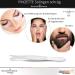 Schwertkrone Slanted Tweezers - Professional 8 cm Eyebrow Plucking Tool from Solingen Germany - Buy Online on GoSupps.com