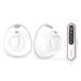 Momcozy Ultra-Light & Hands Free Breast Pump V2 Potent Wearable Pump with 27 Pumping Combinations Low Noise Painless Portable Double Electric Pump 17/19/21/24/27mm Flange Hands-Free Dusty Rose