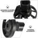 WOONEKY 2pcs Electric Grinding Chuck Rotary Tool Dust Blower Electric Grinders Manual Blower Black Plastic - Buy Online on GoSupps.com
