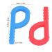 P Shaped Teething Tubes Silicone 2 Pcs - Portable Sensory Chewing Toys for Autism ADHD Kids (Style 1) - Buy Online on GoSupps.com