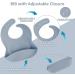 Lookka Baby Weaning Set - 4 Pcs Silicone Feeding Set for Babies and Toddlers - BPA Free - Blue - Buy Online on GoSupps.com
