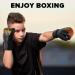 Flintronic Children's Boxing Gloves - 6oz Junior Kickboxing Muay Thai MMA Martial Arts Sparring (Ages 3-10) - Black Flame Style - Buy Online on GoSupps.com