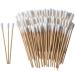 Long Cotton Swabs - 3.93 Inch Cotton Swabs with Wooden Sticks Cleaning Swabs for Wound Care&Cleaning (500 Pcs)