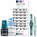 EyeEnvy Express Lash Extensions 'POP Like a Pro' Night Out Thick Mink Individual Cluster Lashes (14mm - Long) - Buy Online on GoSupps.com
