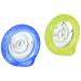 Nuby Natural Flex Silicone Oscillating Cherry Pacifier 0-6 Months - 2 Piece Set - Buy Online on GoSupps.com