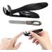Thick Toe Nail Clippers - Nail clippers for seniors thick nail clipper for men nail clippers for thick toenails toe nail clippers stainless angle head nail clipper | foot nail clippers stainless Black Suit - Buy Online on GoSupps.com